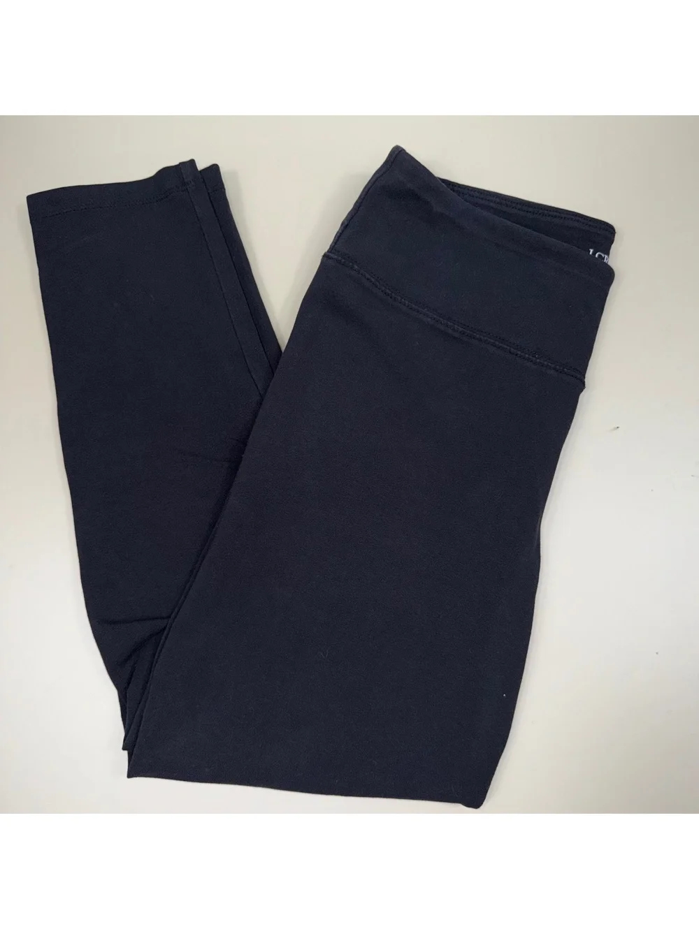 J.Crew Black High Rise Cropped Leggings Size M
